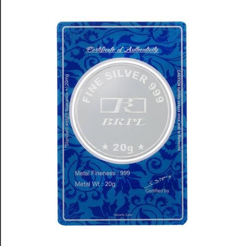 20 Gram Crypto Silver Coin (999 Purity)