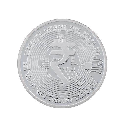 20 Gram Crypto Silver Coin (999 Purity)