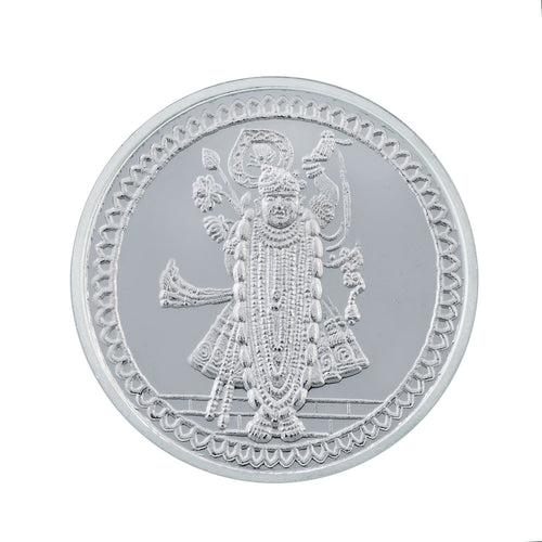5 Gram Lord Shrinath ji  Silver Coin (999 Purity)