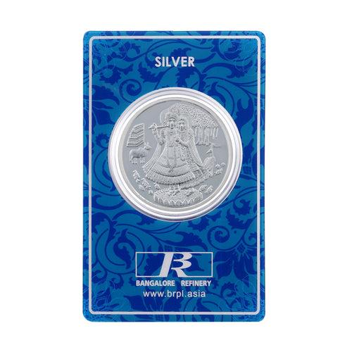 10 Gram Radha Krishna Silver Coin (999 Purity)