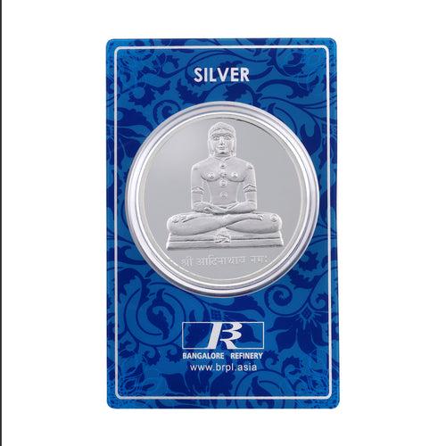 20 Gram Lord Adinath Silver Coin (999 Purity)