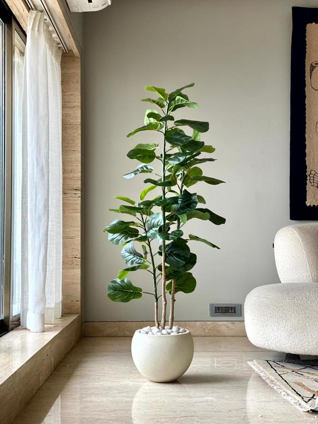 Artificial Fiddle Leaf Fig Tree - 5 Feet