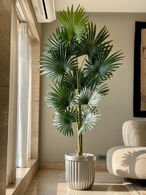 Artificial Fan Palm Tree (6.5 Feet)