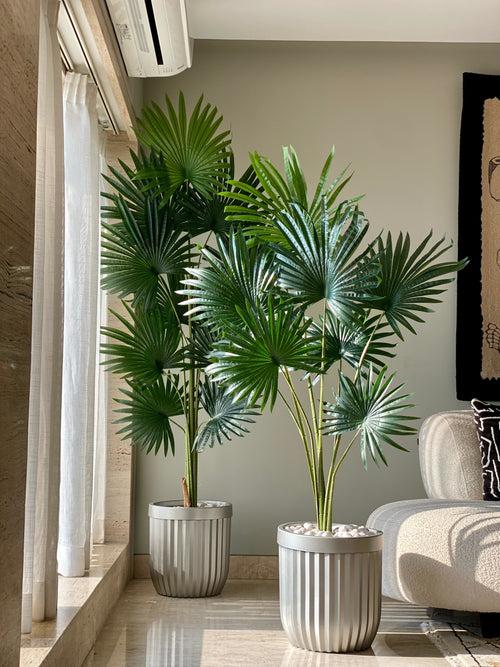 Artificial Fan Palm Tree (6.5 Feet)