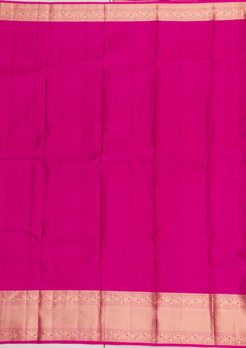 Pink Zariwork Pure Silk Saree