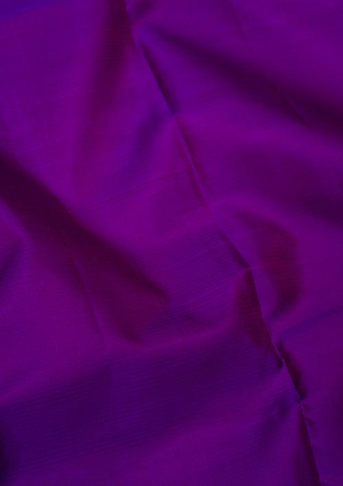 Purple Zariwork Pure Silk Saree