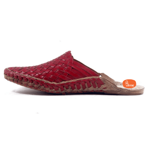 Sutra - Red handcrafted kolhapuri shoes for Women