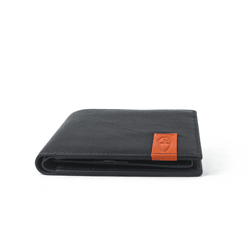 Style Guardian: Premium NAPPA Leather Wallet with RFID Protection for Men - Black