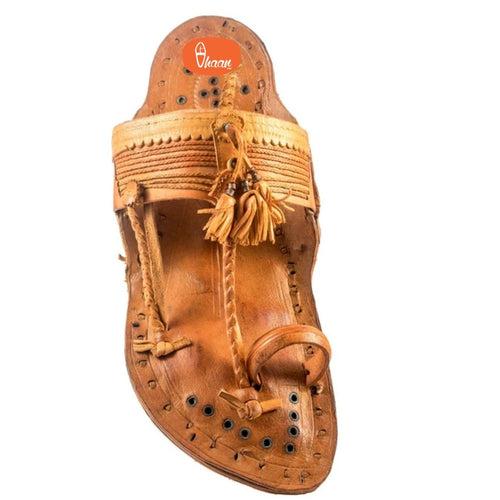 Kapashi Kolhapuri Chappal For Men With Royal Sound