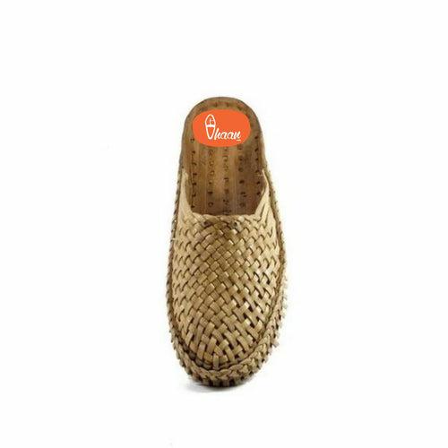 Moja Shape Handstitched Veg Tanned Leather made  Net Slip On For Men