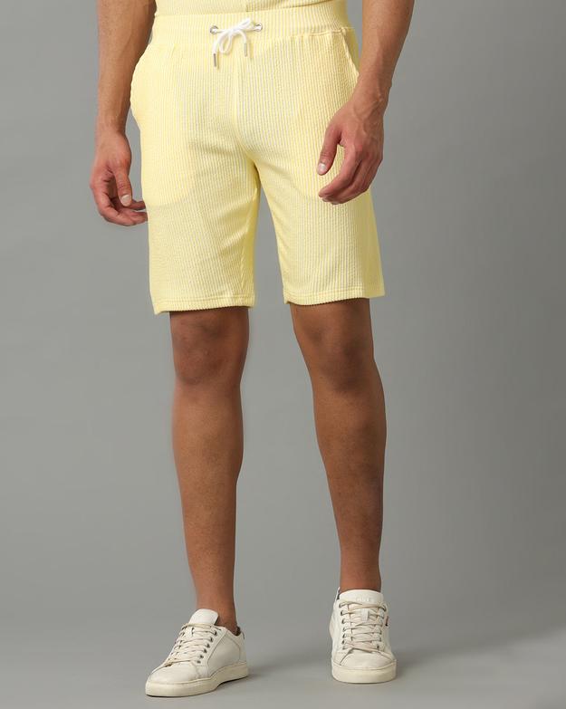 WHITE SUNSHINE REGULAR FIT SHORTS