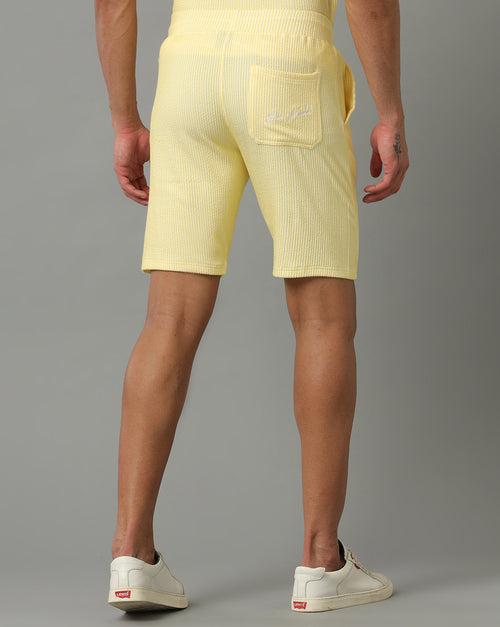 WHITE SUNSHINE REGULAR FIT SHORTS