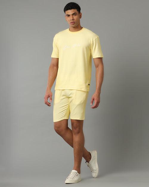 WHITE SUNSHINE REGULAR FIT SHORTS