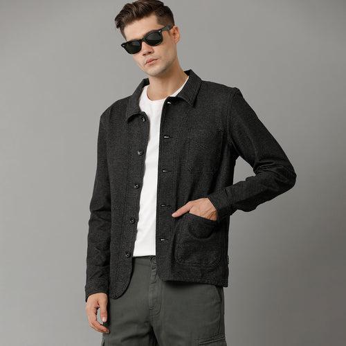 Spread Collar Tailored Jacket