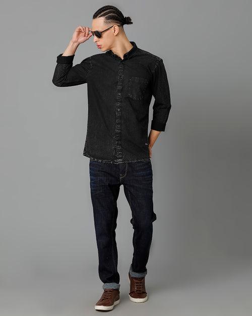 Button Down Collar Slim Fit Pure Cotton Casual Shirt