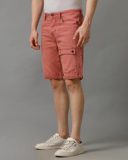 CRANBERRY DENIM REGULAR FIT SHORTS