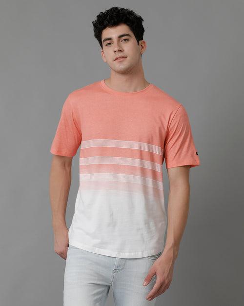 Voi Jeans Striped Pure Cotton T-shirt