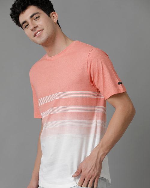 Voi Jeans Striped Pure Cotton T-shirt