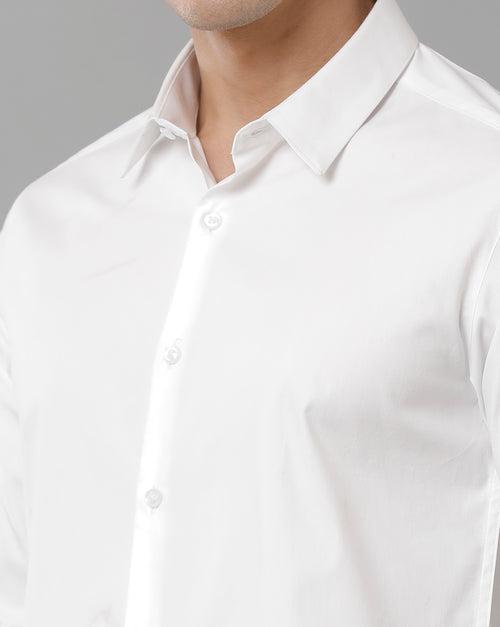 Men Solid Slim Fit Casual Shirt