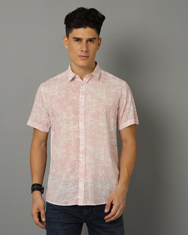 Men Printed Slim Fit Casual Shirt