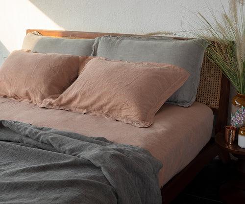 Basalt Linen Duvet Cover