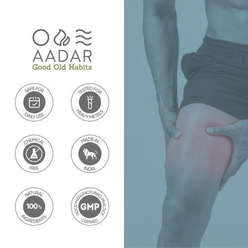 AADAR Ayurveda Ortho Sure Capsule & Oil for Joint & Muscle Pain Relief <br> (30/60 Days Course)