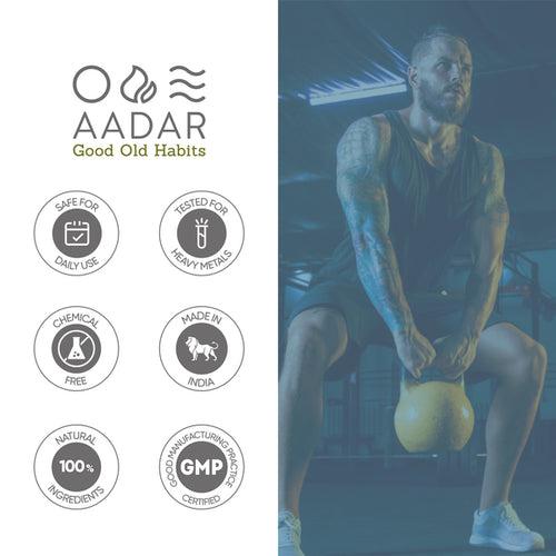 AADAR Ayurveda Power Build Capsule (Natural Muscle Builder) <br> (30 Capsules)