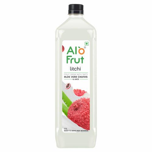 Alo Frut Litchi Aloevera Chunks & Juice 1100 ml