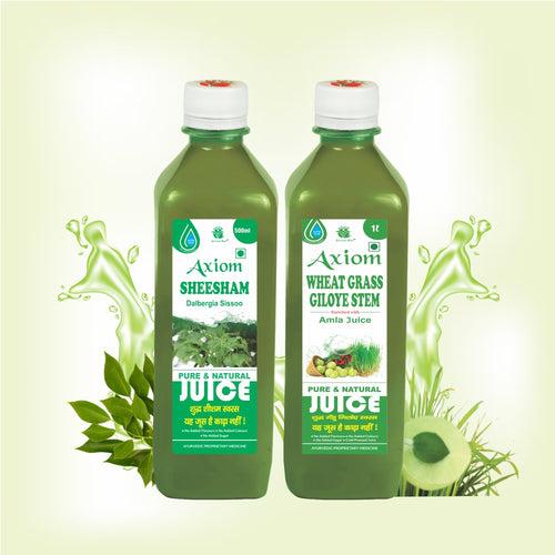 Axiom Sweating Combo of Sheesham 500ml + Wheatgrass giloye stem 1000ml