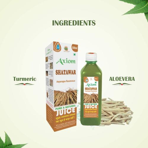 Pregnancy Tonic Combo (Shatawar Juice 500ml + Wheatgrass Giloye Stem Juice 1000ml)