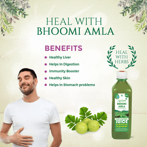 Abdominal and Gastric Disorders Combo (Axiom Bhoomi Amla Juice 500ml + Amla Juice 500ml + Chhoti Dudhi Juice 500ml)