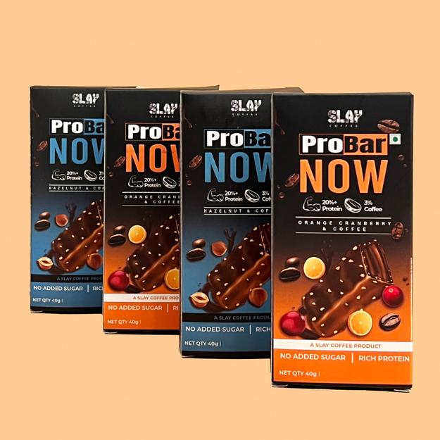 Protein Bars (Hazelnut Coffee + Orange Cranberry) "25% protein"