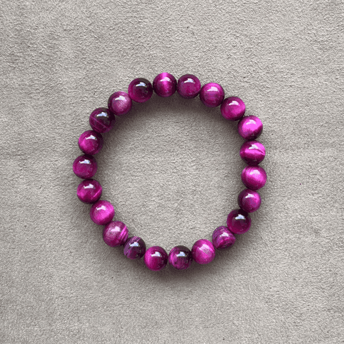 Pink Tiger Eye Bracelet