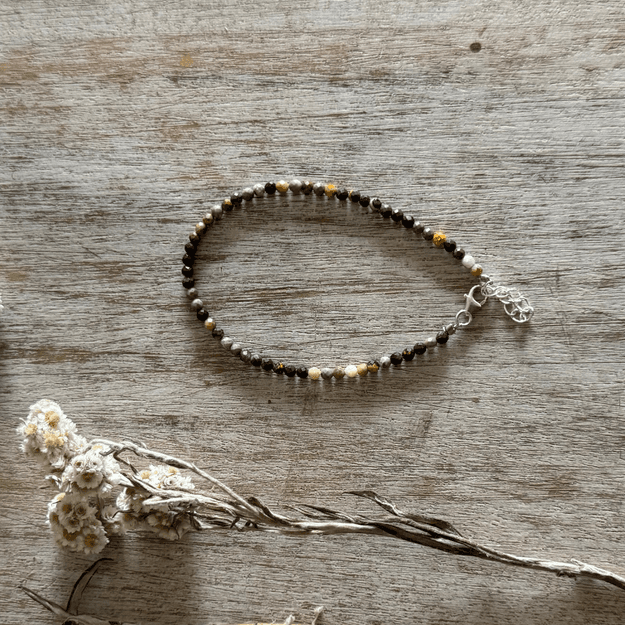 Faceted Bumblebee Jasper Bracelet