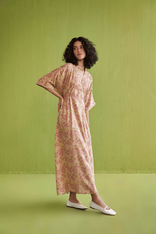 Fern Bloom Lyocell Maxi Dress