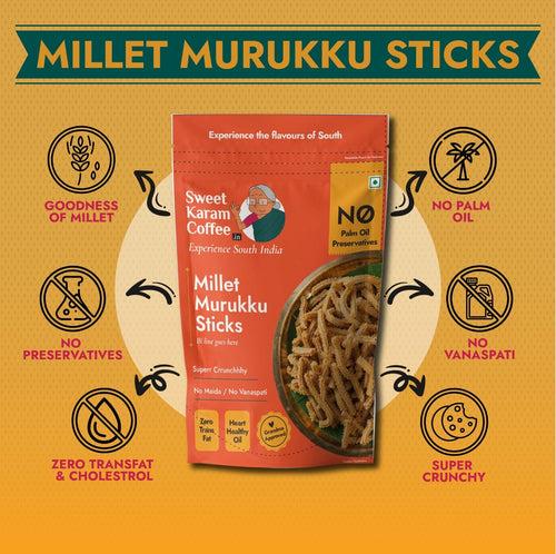 Millet Murukku Sticks