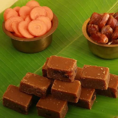 Carrot & Dates Mysore Pak