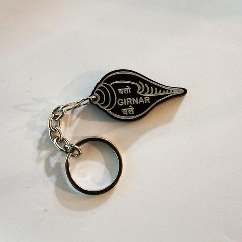 Chalo Girnar Chale Black Keychain