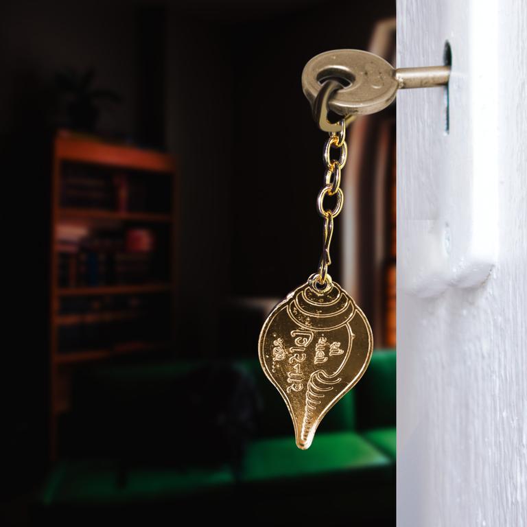 Girnar Key Chain (hindi | Gold)