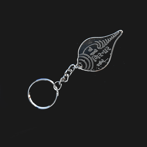 Steel Girnar Keychain (Gujarati)