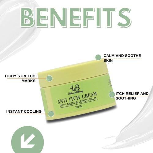 HOB Anti Itch Cream with Neem & Lemon Balm