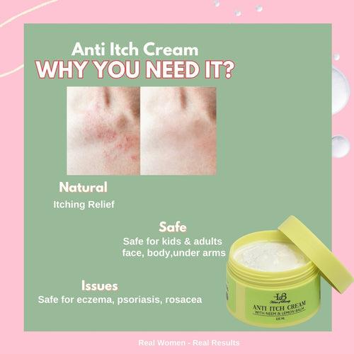 HOB Anti Itch Cream with Neem & Lemon Balm