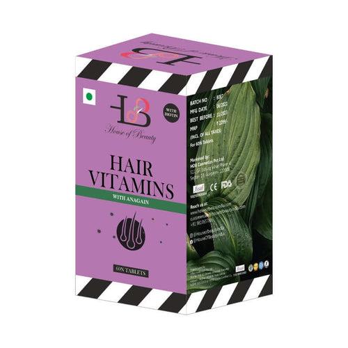 Hair Supplements W/T Anagain & Biotin (60 Tablets)