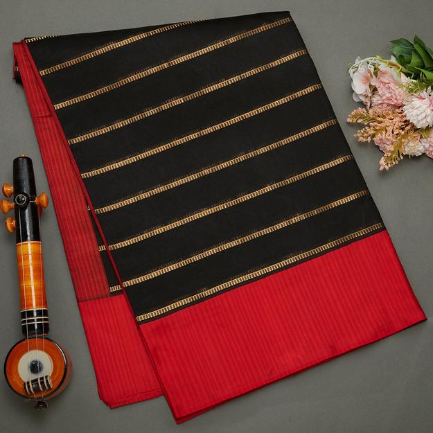 Black Silk Saree