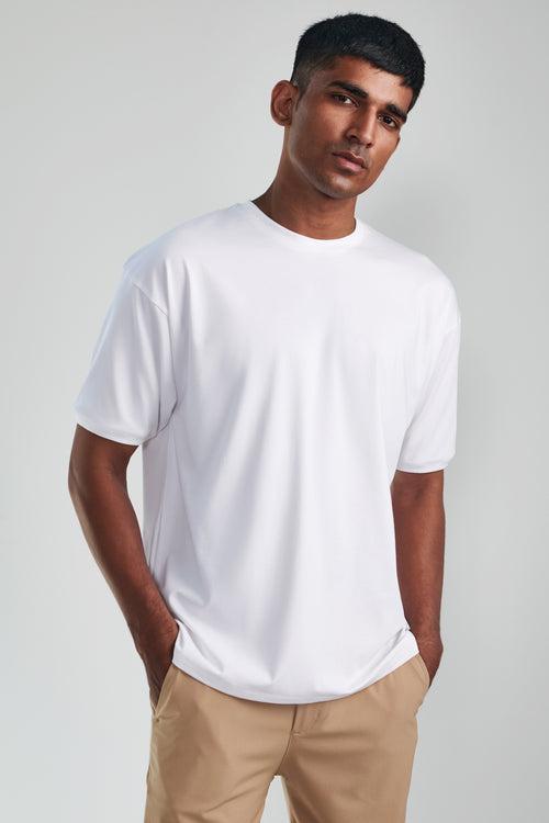 White Relax Core Tee