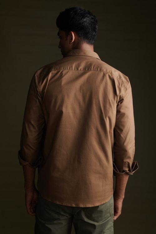 Clay Brown Overshirt