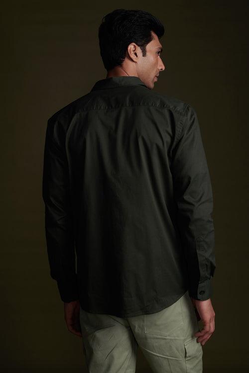 Juniper Green Overshirt