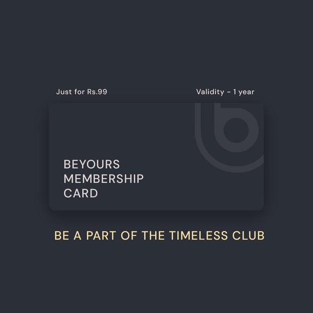 BEYOURS MEMBERSHIP CARD