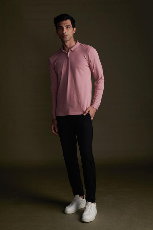 Dry Rose Polo Full Sleeve