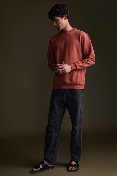 Rust Orange Sweatshirt